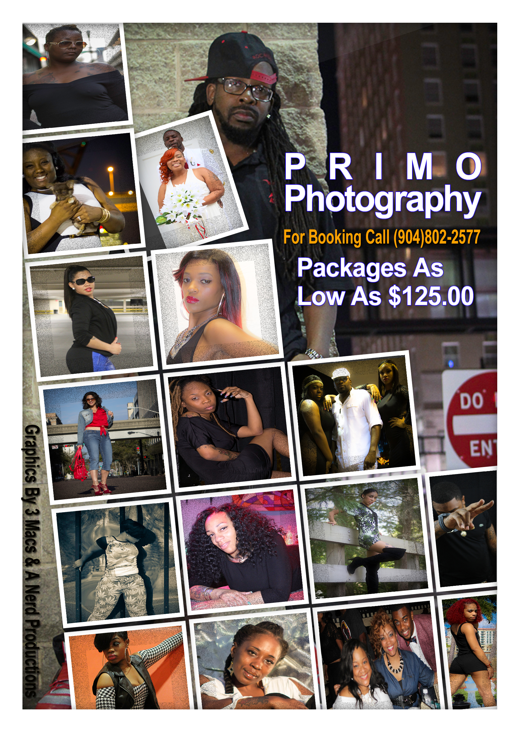 Primo Photography promotional flyer